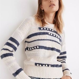 Madewell Grandover Bobble Pullover Sweater. NWOT. Never worn. Slightly cropped.